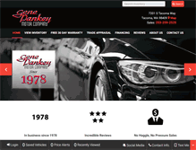 Tablet Screenshot of genepankeymotors.com